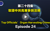 第二十四集 中共高层参与活摘法轮功学员器官 第二十四集 中共高层参与活摘法轮功学员器官